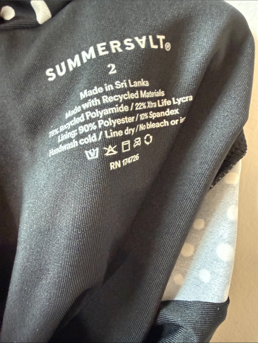 Summersalt The Ruffle Backflip One Piece Swimsuit On The Dot - Picture 7 of 7